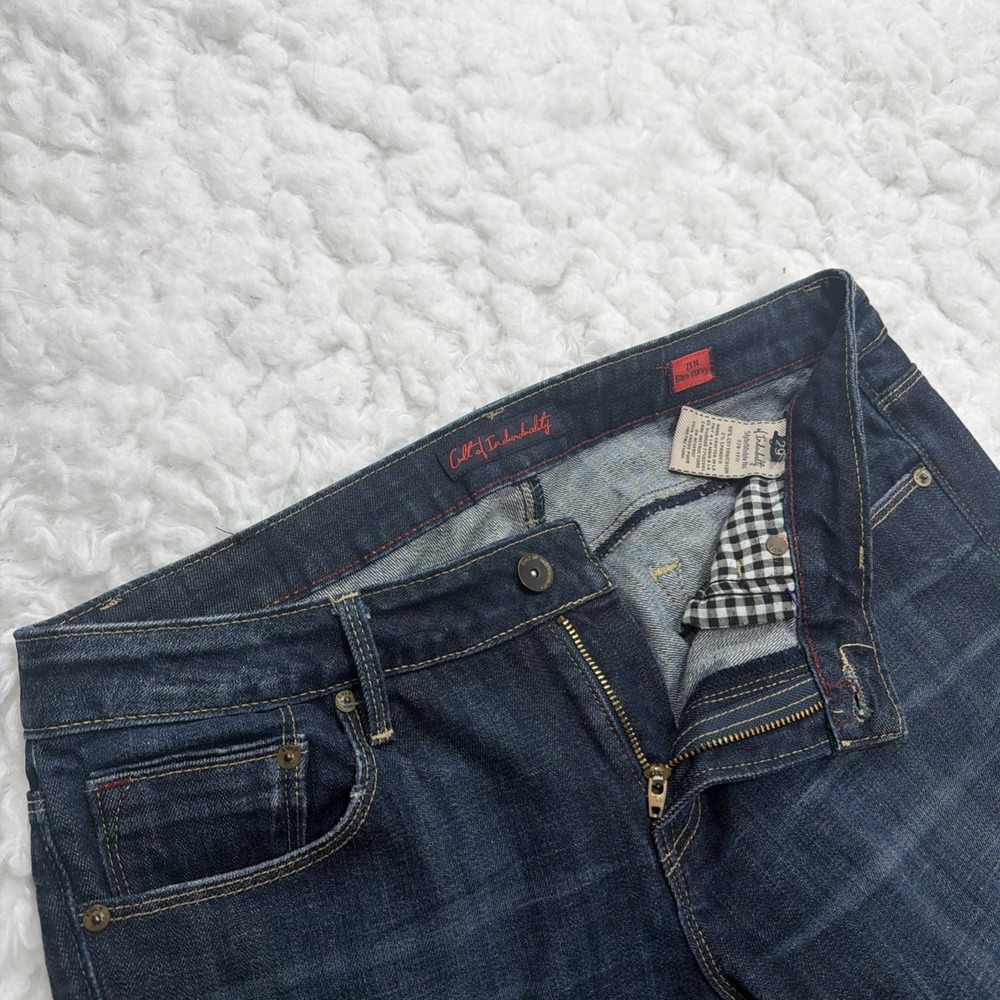 Women's Jeans Handmade In LA USA CULT OF‎ INDIVIDUALITY Zen Slim Curvy 29 32x32